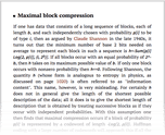 Maximal block compression