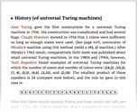 History [of universal Turing machines]