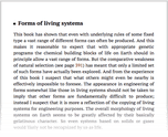 Forms of living systems