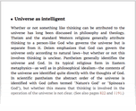 Universe as intelligent