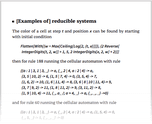 [Examples of] reducible systems