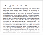 History [of ideas about free will]