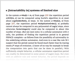 [Intractability in] systems of limited size