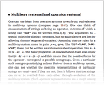 Multiway systems [and operator systems]