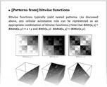 [Patterns from] bitwise functions