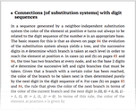Connections [of substitution systems] with digit sequences