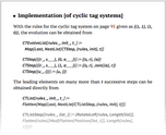 Implementation [of cyclic tag systems]