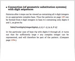 Connection [of geometric substitution systems] with digit sequences