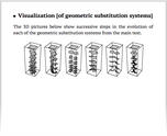 Visualization [of geometric substitution systems]