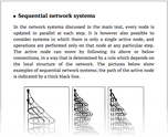 Sequential network systems