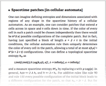 Spacetime patches [in cellular automata]