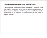 Distribution [of constraint satisfaction]