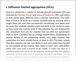 Diffusion-limited aggregation (DLA)