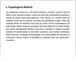 Topological defects