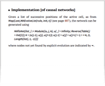 Implementation [of causal networks]
