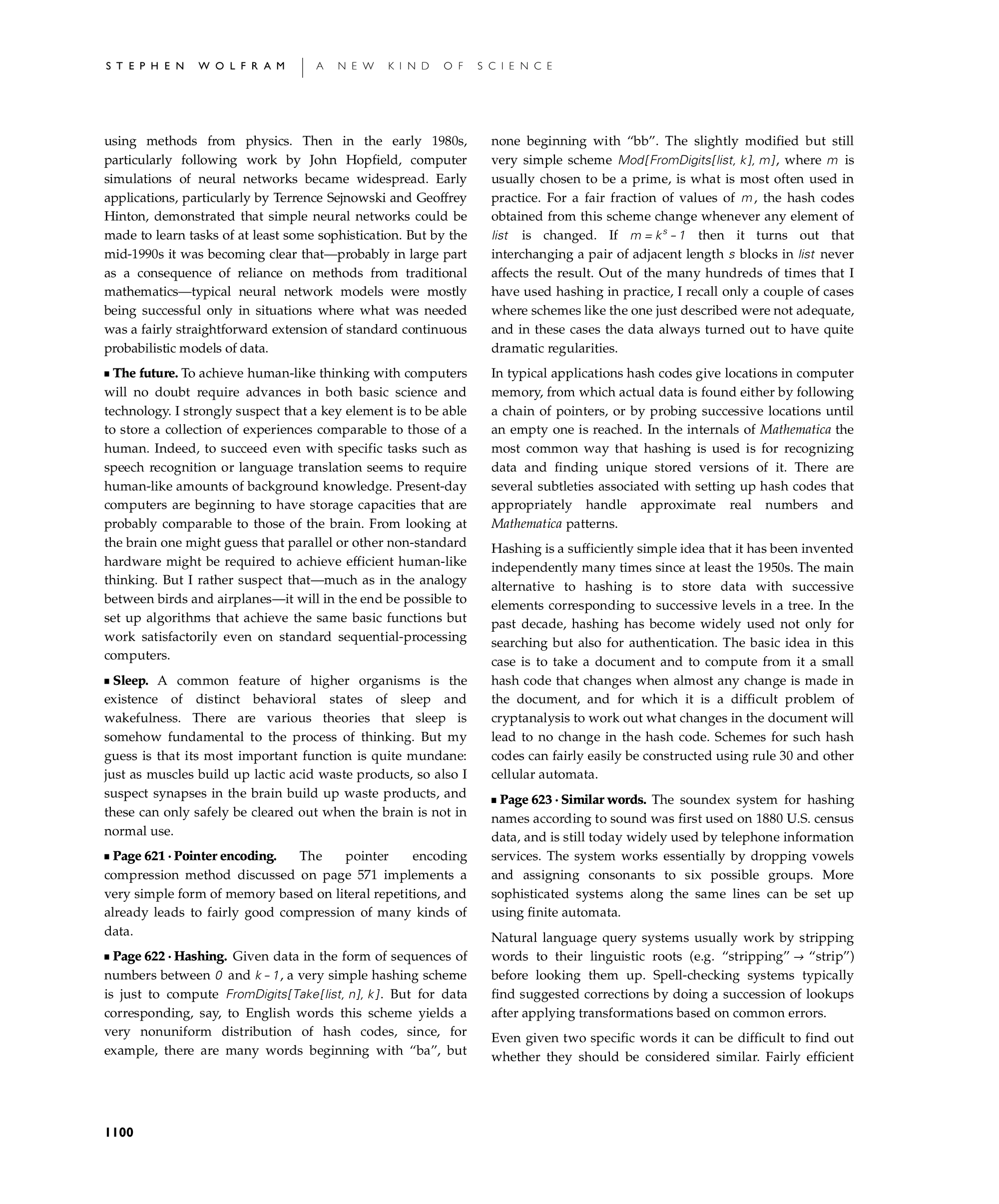 Page 1100: Notes for Human Thinking