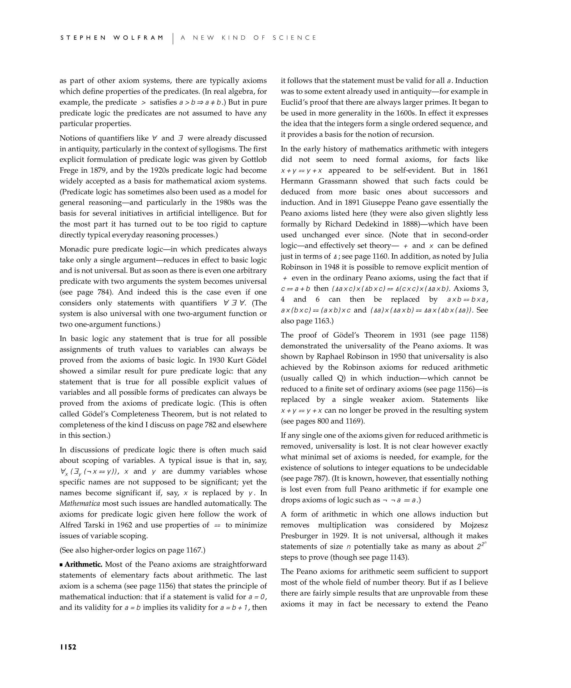 Page 1152: Notes for Implications for Mathematics and Its Foundations