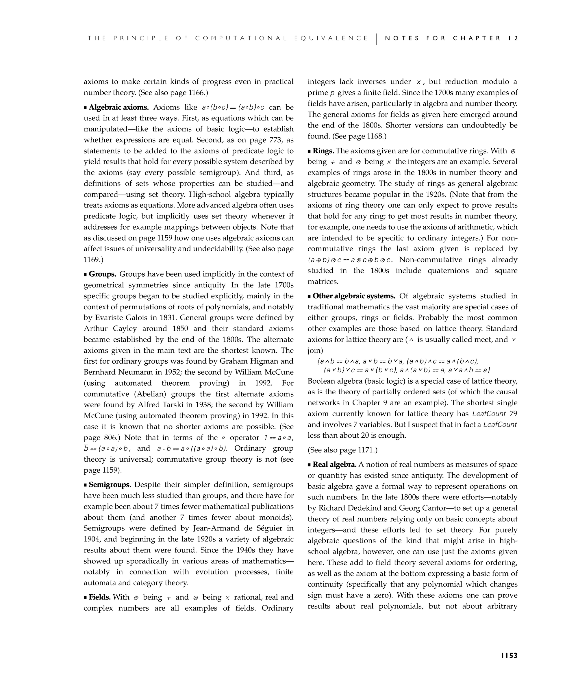 Page 1153: Notes for Implications for Mathematics and Its Foundations