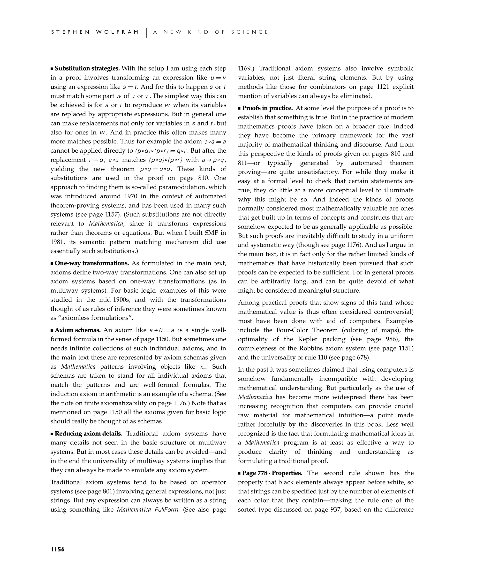 Page 1156: Notes for Implications for Mathematics and Its Foundations