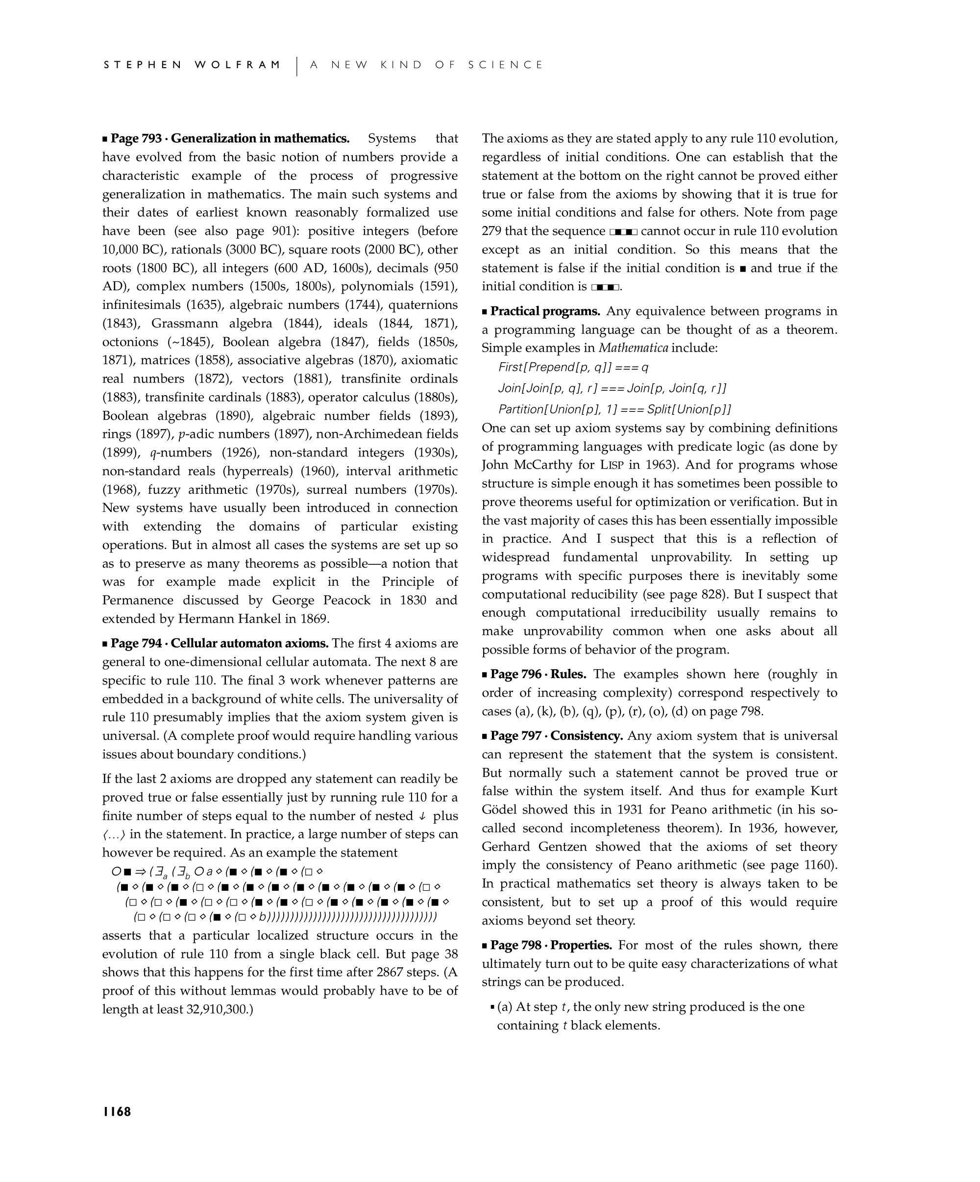 Page 1168: Notes for Implications for Mathematics and Its Foundations
