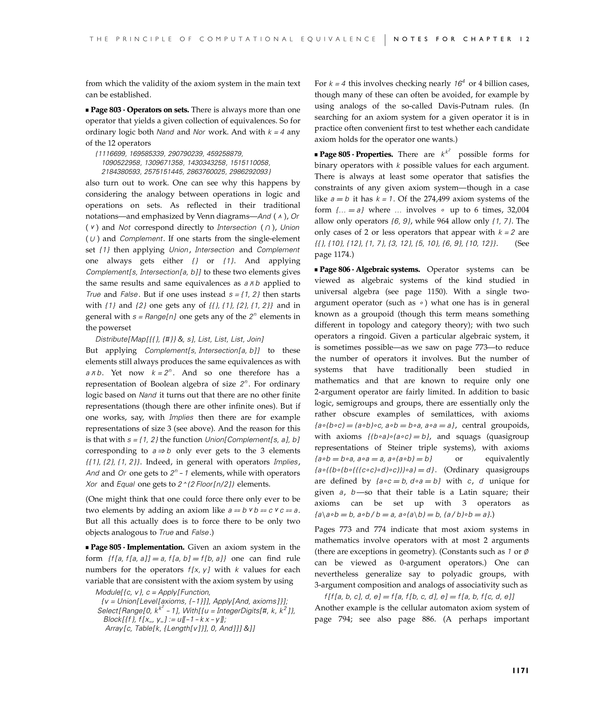 Page 1171: Notes for Implications for Mathematics and Its Foundations