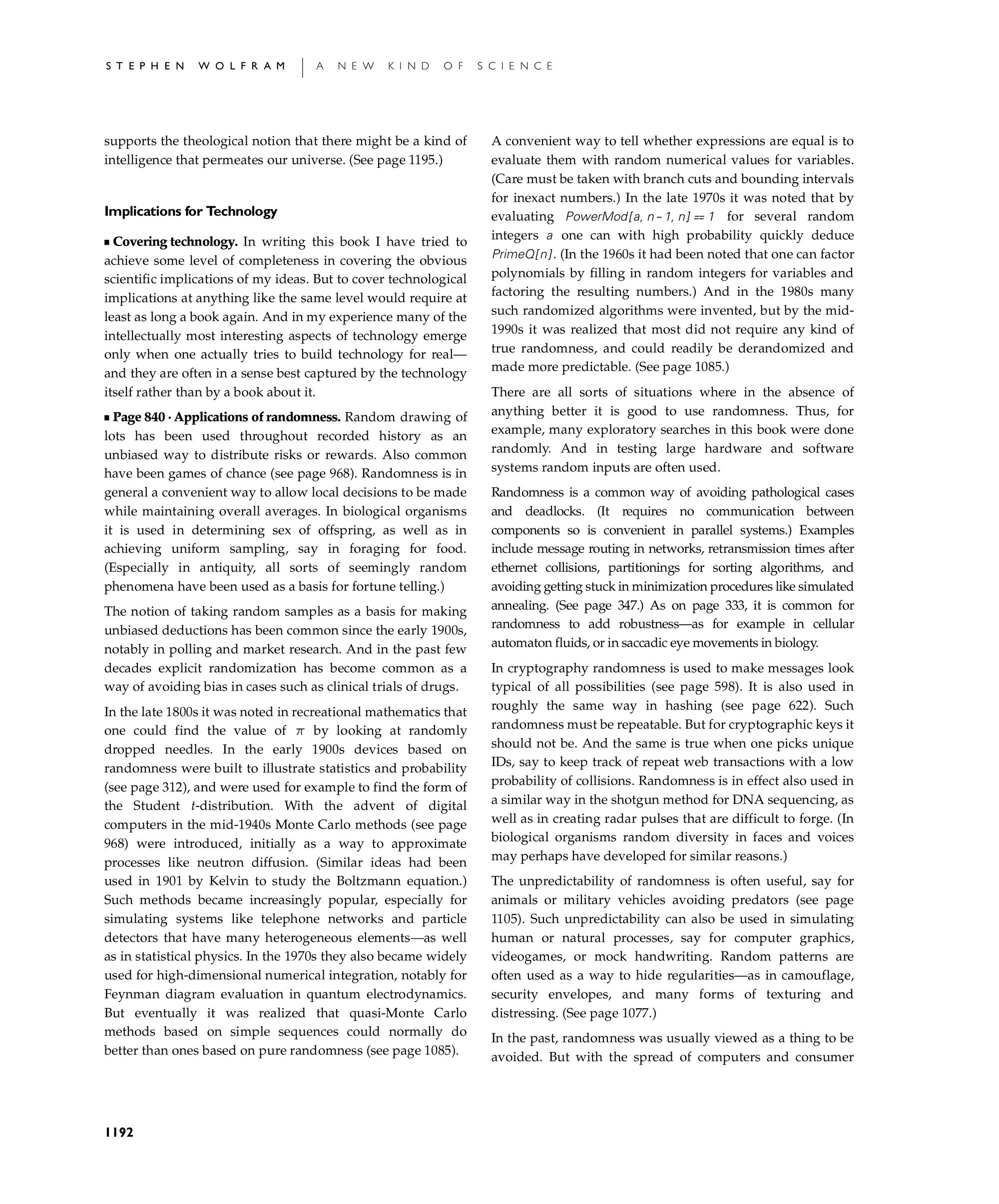 Page 1192: Notes for Implications for Technology