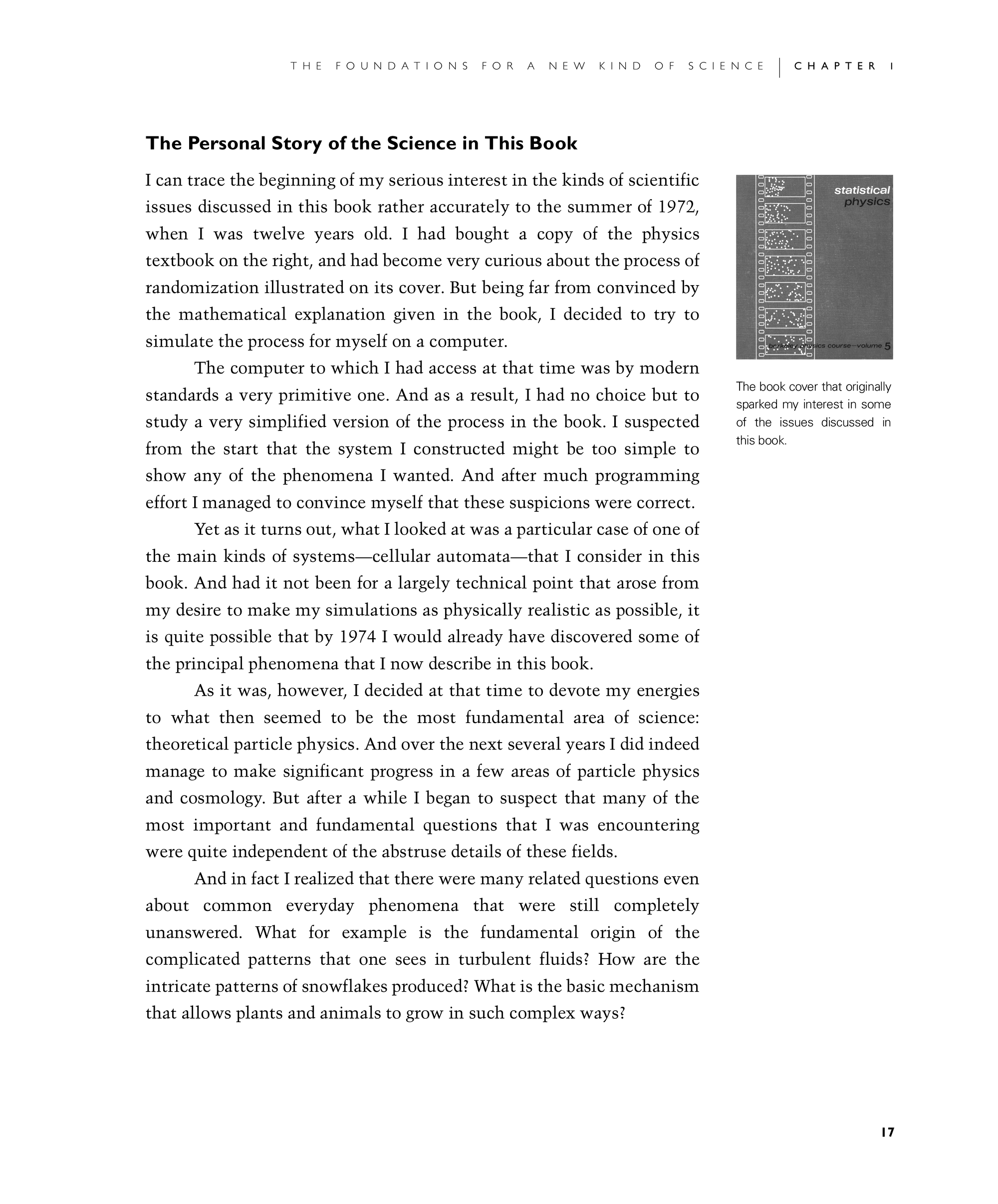 Page 17: The Personal Story of the Science in This Book