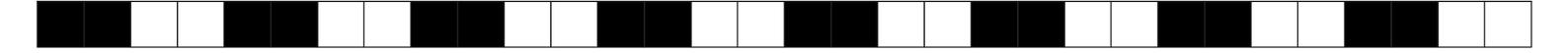 System made of black and white cells